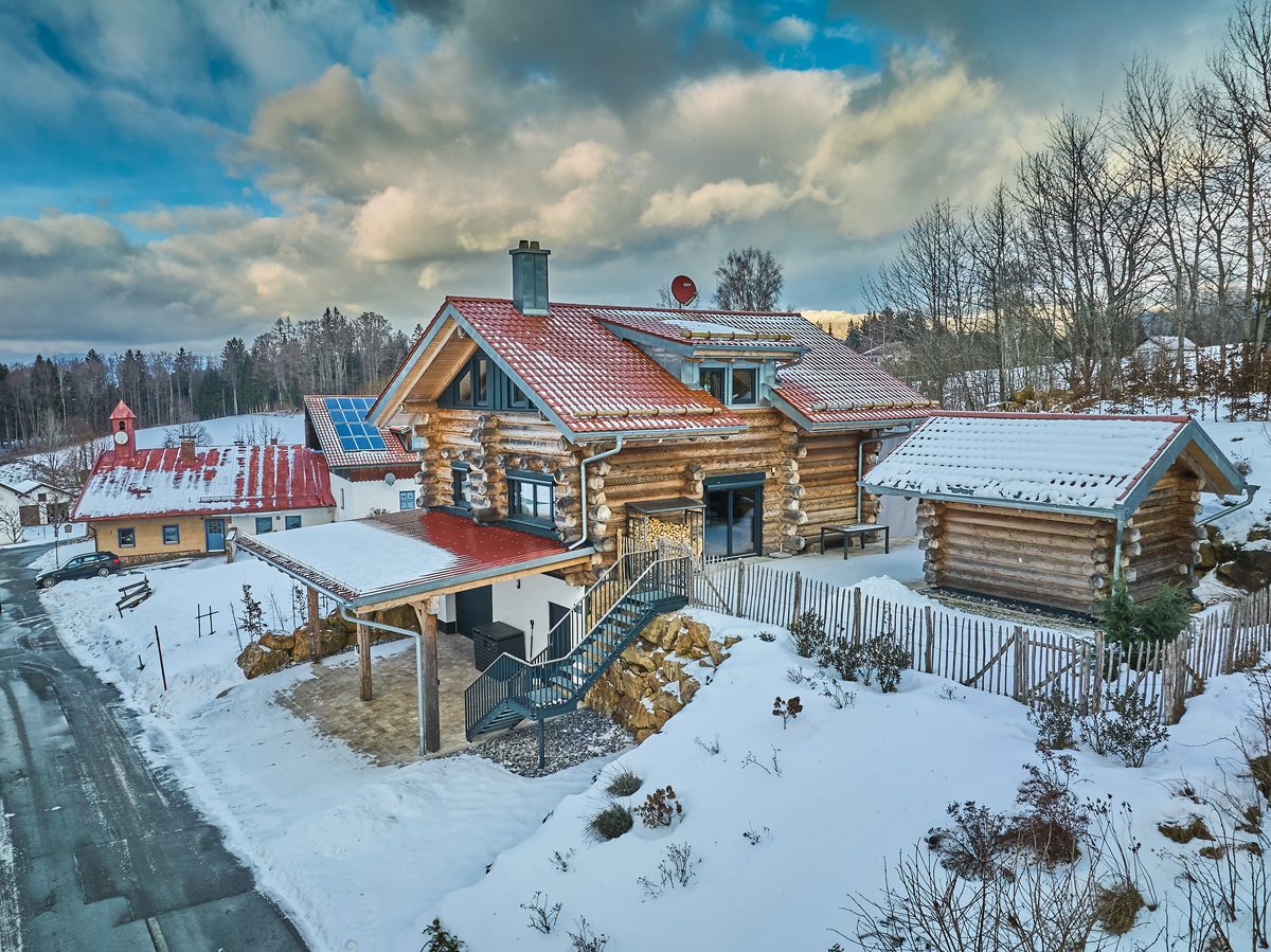 Das WoidSinn Chalet in Althuette bei Spiegelau im Bayerischen Wald